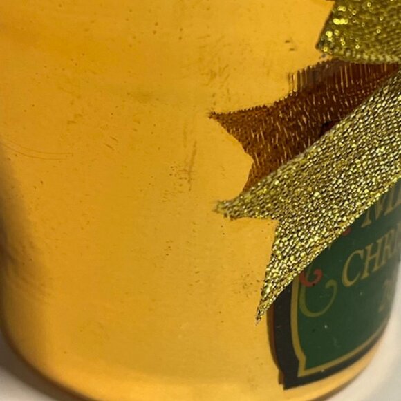 2011 Hand Blown Glass Christmas Champagne Bucket Ice Ornament Merry Christmas - Picture 14 of 16